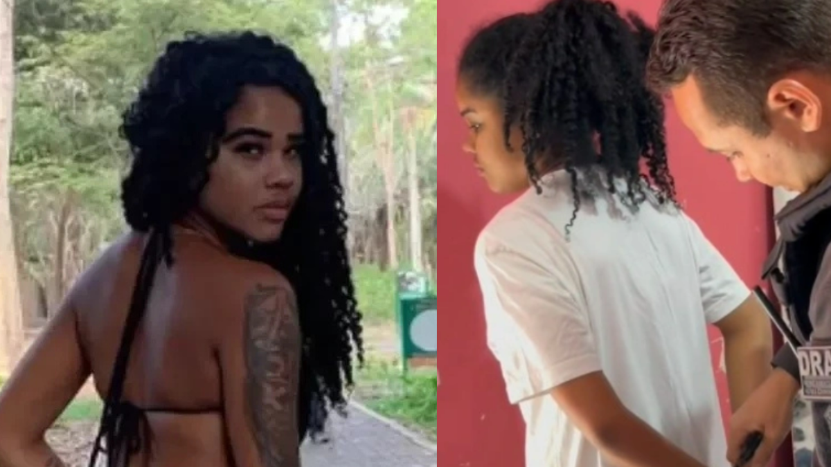 Maria Eduarda é presa pela segunda vez desde janeiro.