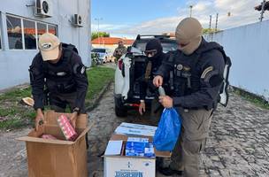 Operação Rolezinho cumpriu oito mandados de busca e apreensão em Campo Maior (Foto: Divulgação/SSP-PI)
