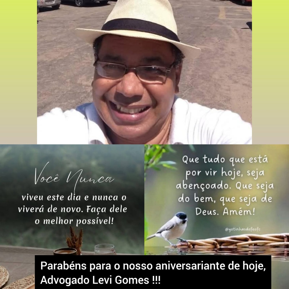 Pensamento do dia.