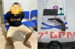 A polícia percebeu um odor de maconha ao chegar ao local. (Foto: Reprodução | PMPI)