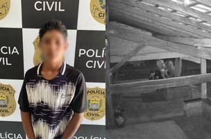 Adolescente de 17 anos é apreendido suspeito de ser o autor do disparo contra a vítima (Foto: Divulgação)