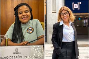 Após mandar Luana se calar, a vereadora Cris disse que ela incomodava por ser uma "mulher branca, bonita e rica". (Foto: Reprodução/Instagram/@luanapsol e @crismonteirosp)