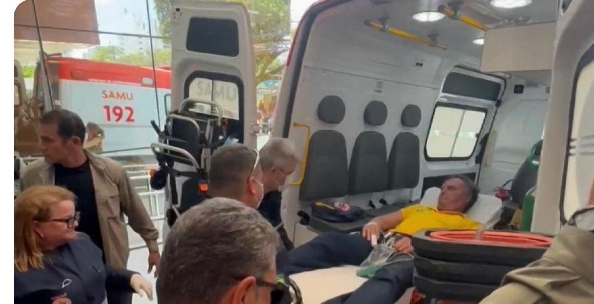 Bolsonaro não agradeceu nem. Governadora pelo helicoptero que o transportou