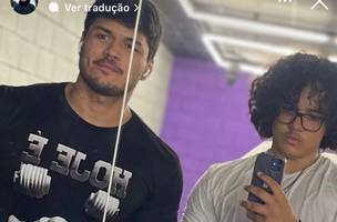 Carlos Magno, irmão da vítima à esquerda, e João Lucas Campelo, à direita (Foto: Reprodução/Instagram)