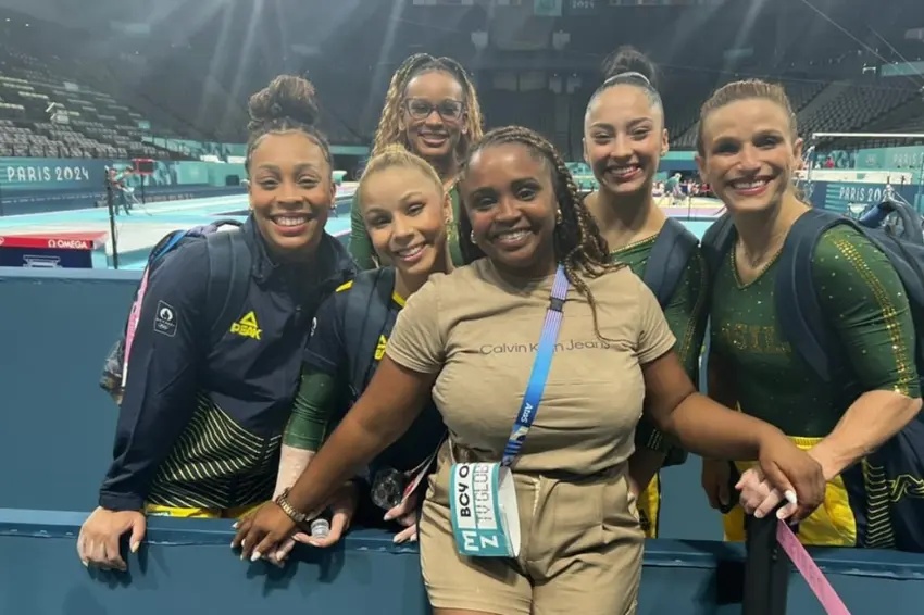 Daiane dos Santos é referência da ginástica brasileira.