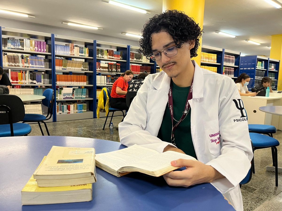 Diogo Vaz, aluno do curso de Psicologia.