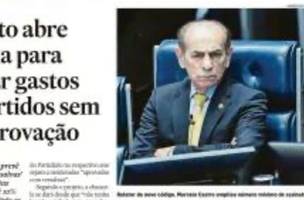 É praxe: o senador do Piauí ganha holofotes por suspeitas de coisas malfeitas que faz (Foto: Reprodução)