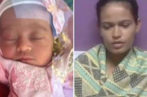 Eduarda Silva de Oliveira, de 22 anos, confessou ter matado a bebê asfixiada com uma almofada em casa (Foto: Reprodução)