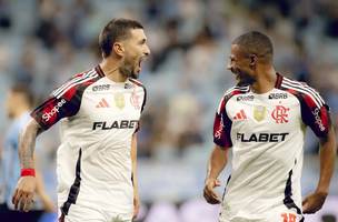 Flamengo vence o grêmio (Foto: CRF)