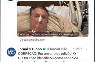 Jornal diz que houve erro nas publicações (Foto: Reprodução/Redes Sociais)
