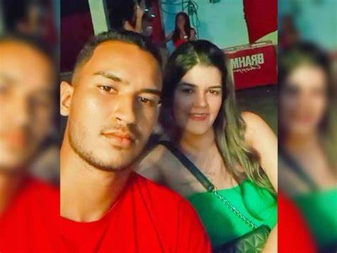 Laurielly e Francisco, vítimas do atropelamento.