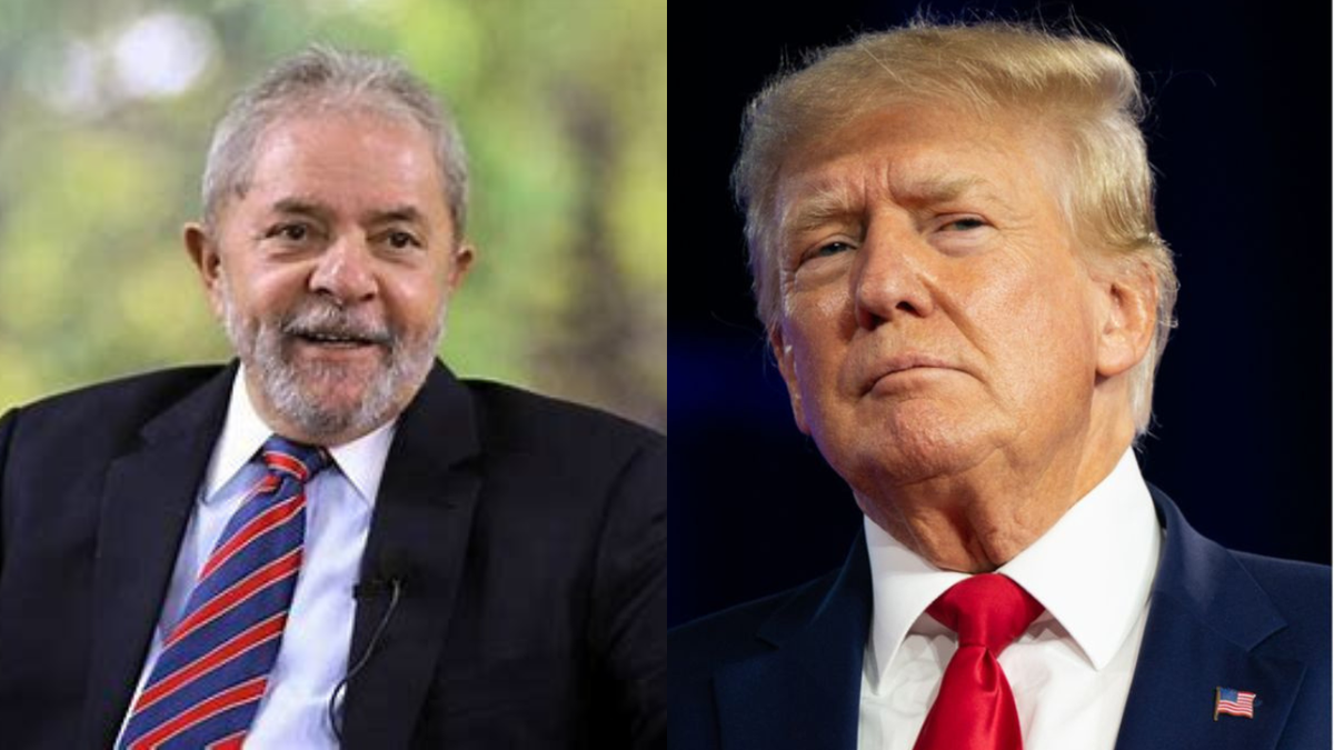 "Na verdade, não vi o Trump", disse Lula.