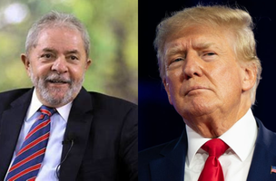 "Na verdade, não vi o Trump", disse Lula. (Foto: Reprodução)
