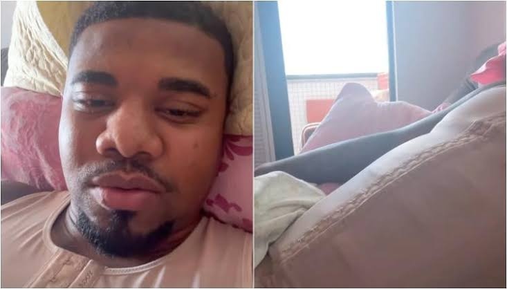 O baiano apareceu nas redes sociais mostrando o resultado da lipo HD