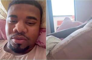 O baiano apareceu nas redes sociais mostrando o resultado da lipo HD (Foto: Reprodução)