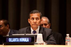Ollanta Humala, ex-presidente do Peru (Foto: Bo Li/ONU)