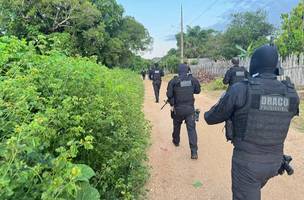 Operação Draco 193 foi deflagrada na manhã desta quarta-feira (9), resultando na morte de um dos alvos (Foto: Divulgação/SSP-PI)