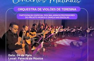 Orquestra de Violões de Teresina. (Foto: Ascom FMC)