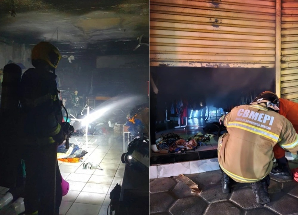 Os moradores acionaram o Corpo de Bombeiros ao perceberem a fumaça.
