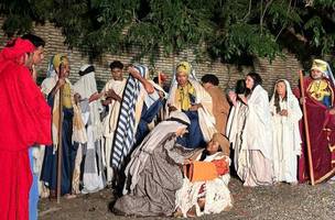 Paixão de Cristo de Floriano (Foto: Reprodução/paixaodecristopi)