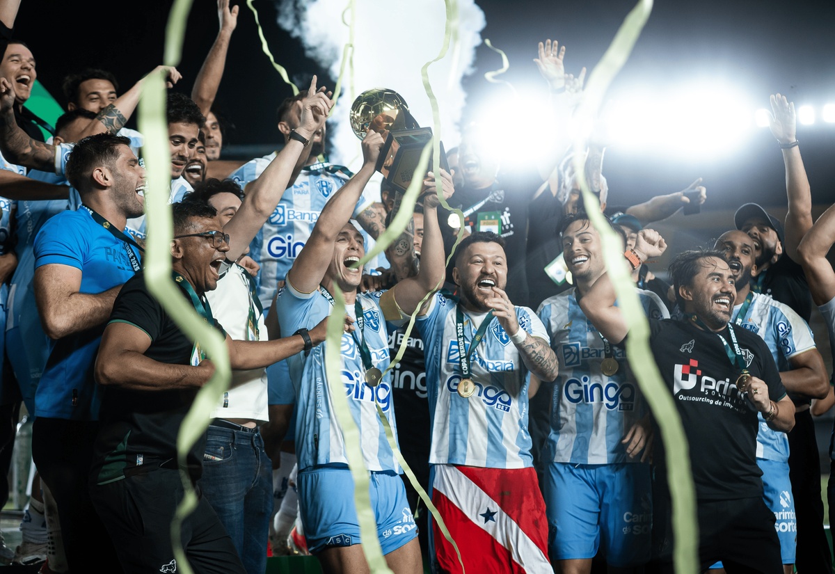 Paysandu é pentacampeão da Copa Verde.