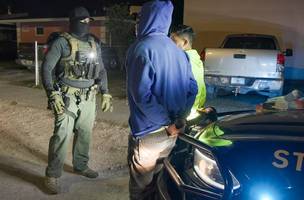 Presos por imigração ilegal (Foto: ICE/USA)