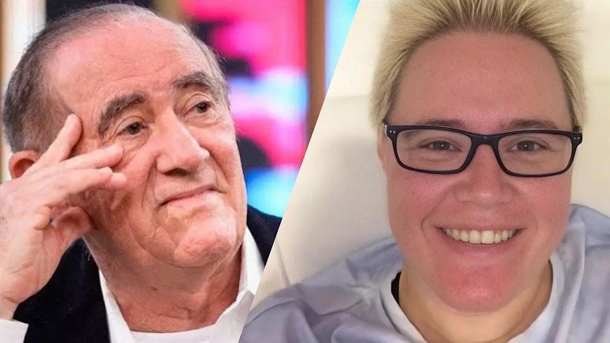 Renato Aragão e a filha Juliana Aragão