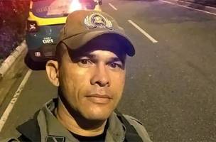 Sargento Antônio Elenilton Araújo Galvão, morto durante assalto (Foto: Reprodução)