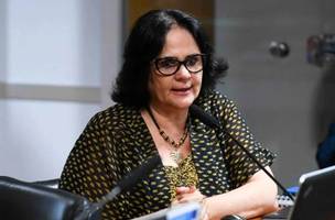 Senadora Damares Alves pede providências ao TikTok e Kwai para proteger crianças e adolescentes. (Foto: Reprodução | Agência Senado)