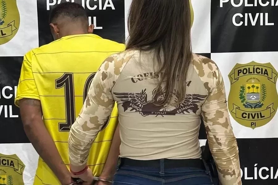 Suspeito foi conduzido à Delegacia de Buriti dos Lopes