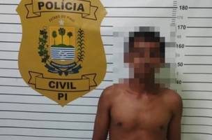 Suspeito foi preso em flagrante (Foto: Divulgação - Polícia Civil)