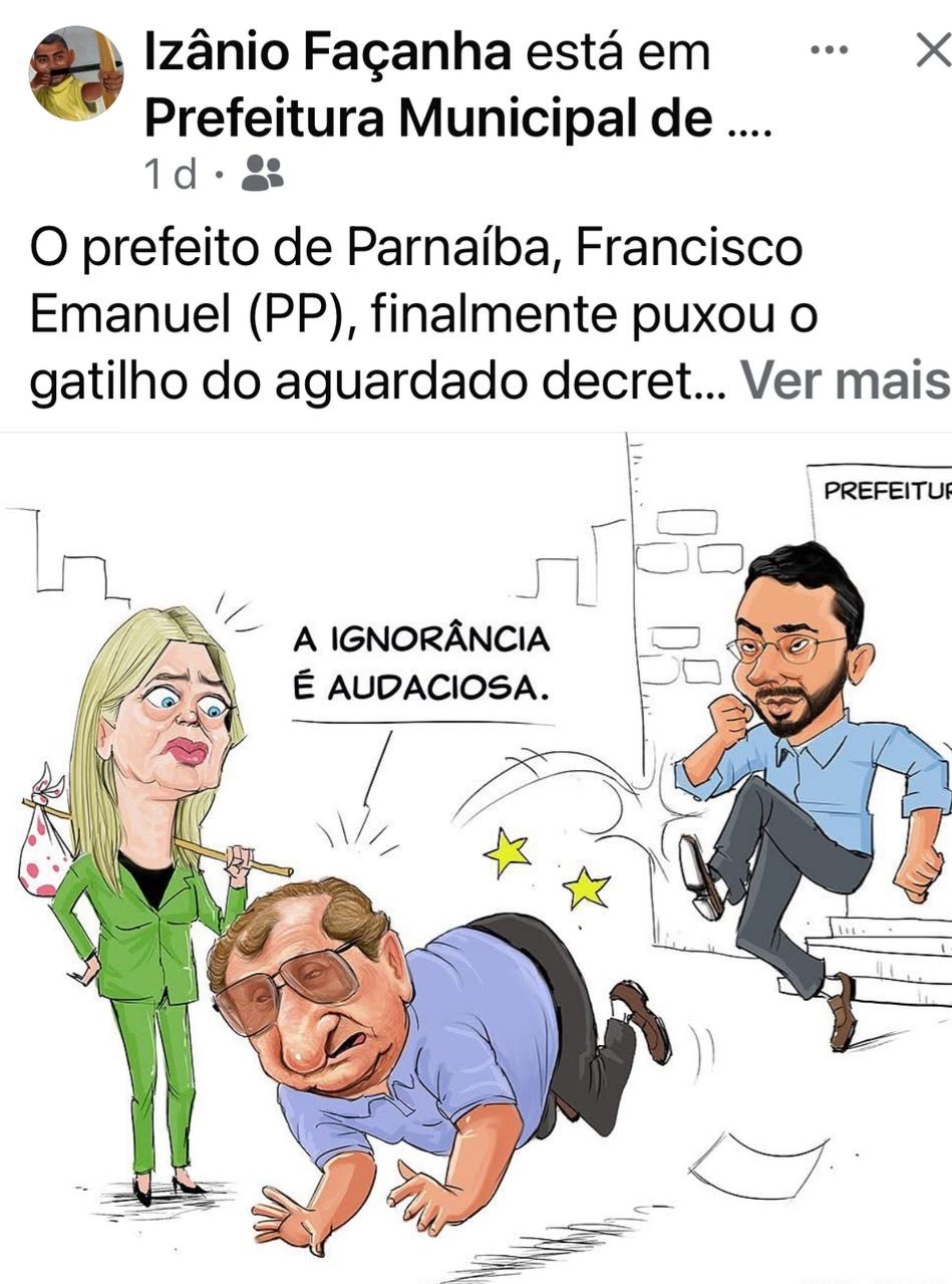 Tem gente grande, de partido grande, metido nessa encrenca de Parnaíba. Antigos parceiros