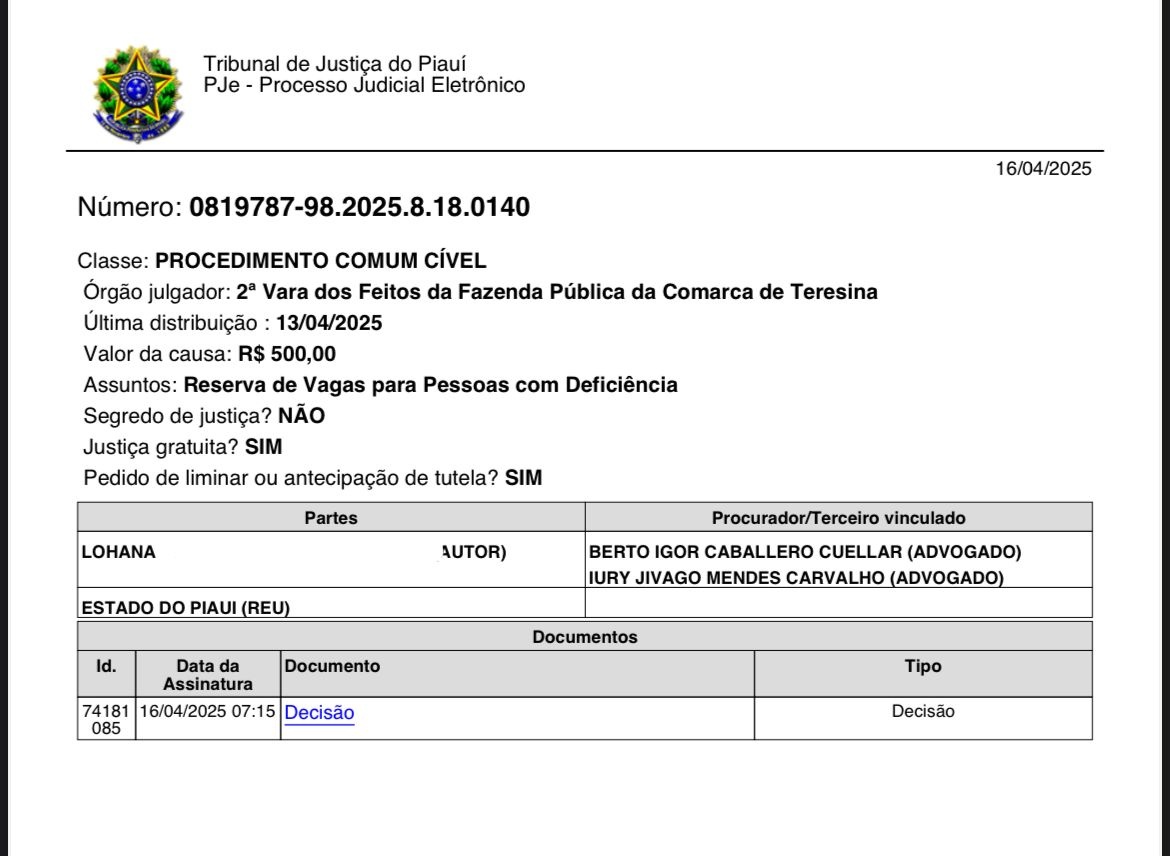 Um das decisões que a SEJUS sofreu hoje