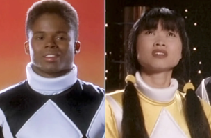 Walter Emanuel Jones e Thuy Trang, intérpretes do Rangers Preto e Amarela, em Power Rangers. (Foto: Reprodução)