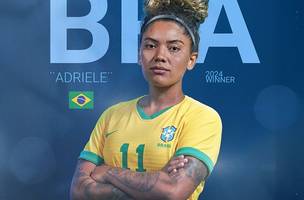 Adriele, maranhense de Araioses. (Foto: Divulgação/Instagram/@beachsoccerworldwide)