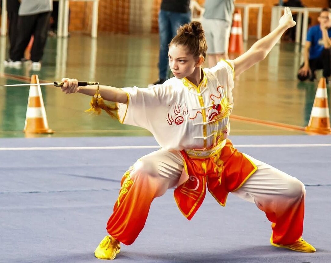 Atleta de Kung-Fu Talita Pereira