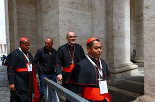 Cardeais que votam no Conclave ja estão em Roma (Foto: Vaticano)