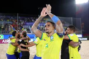 chega na final do Mundial de Beach Socce (Foto: Brasil)