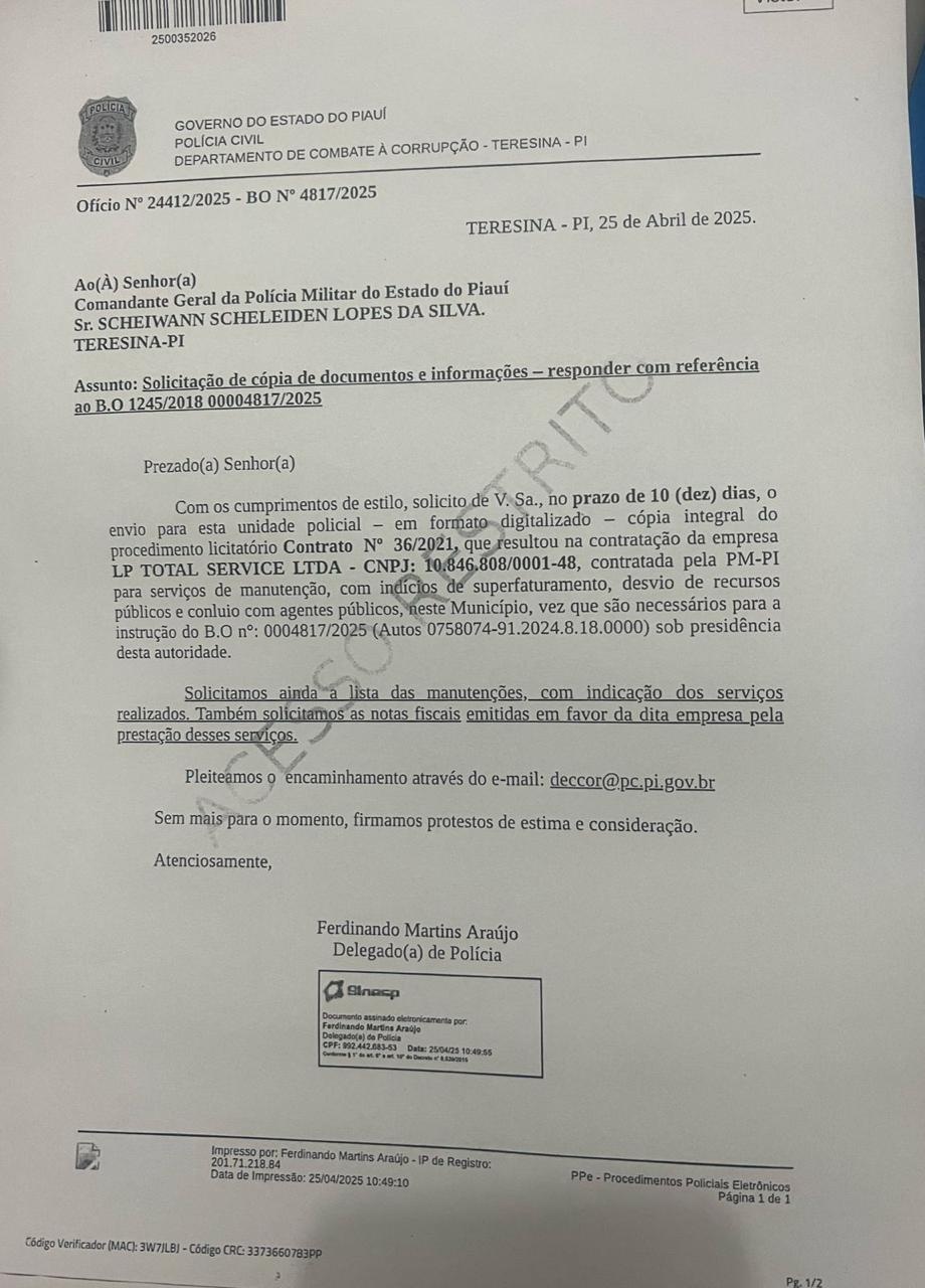 Conluio de agentes públicos