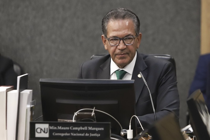 Corregedor nacional de Justiça, min. Mauro Campbell Marques, na 2ª Sessão Extraordinária de 2025 do CNJ