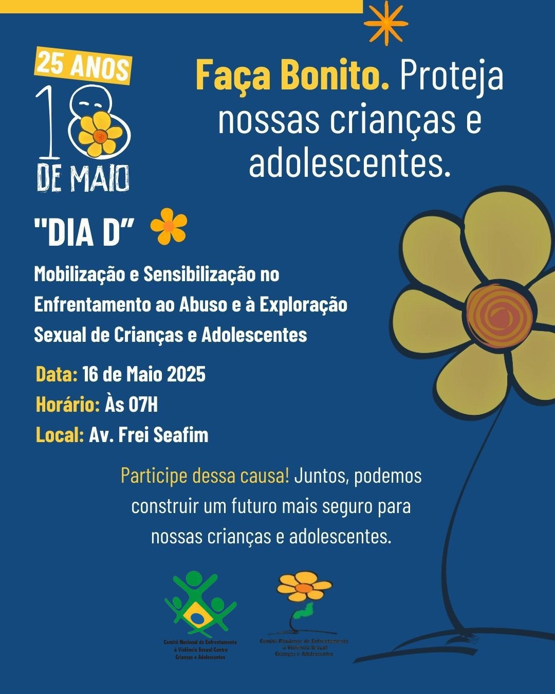 Dia Nacional de Combate ao Abuso e à Exploração Sexual de Crianças e Adolescente