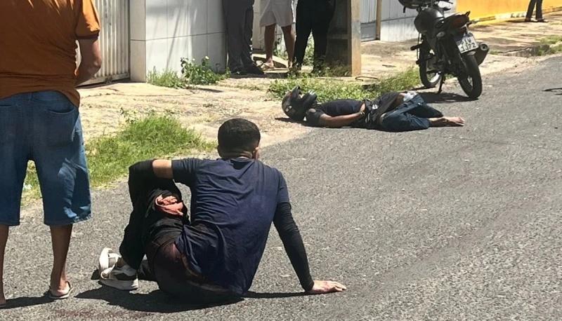 Dupla de assaltantes é atropelada por caminhonete na zona Norte de Teresina