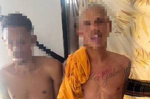 Dupla é presa durante operação da polícia (Foto: Divulgação/SSP-PI)