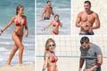 Jade Picon e André Lamoglia desfrutam dia na praia