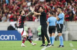 Léo Pereira comemora gol com Filipe Luís (Foto: Divulgação/Flamengo)