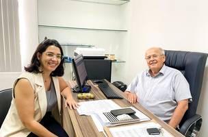 Lílian Luz e Charles Silveira (Foto: Reprodução/FMS)
