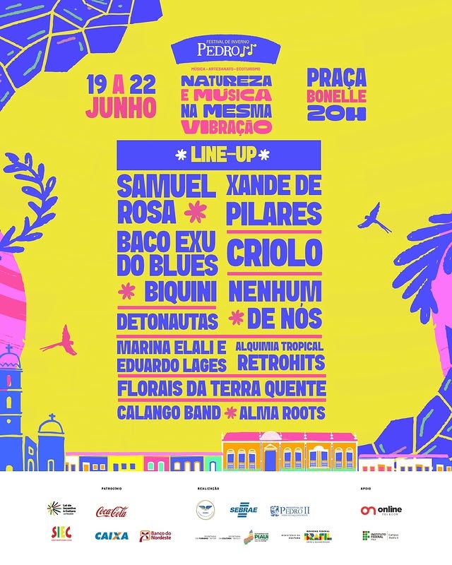 Line UP do Festival