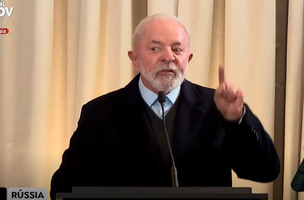 Lula comentou o caso durante entrevista à imprensa enquanto está na Rússia (Foto: Reprodução)