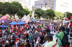 Manifestações sobre o fim da escala 6x1 no dia 1º de maio (Foto: Tomaz Silva/Agência Brasil)