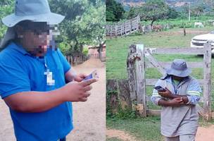 O criminoso utilizava o fardamento, crachá e até uma caminhonete com a logomarca da empresa (Foto: Divulgação/SSP-PI)